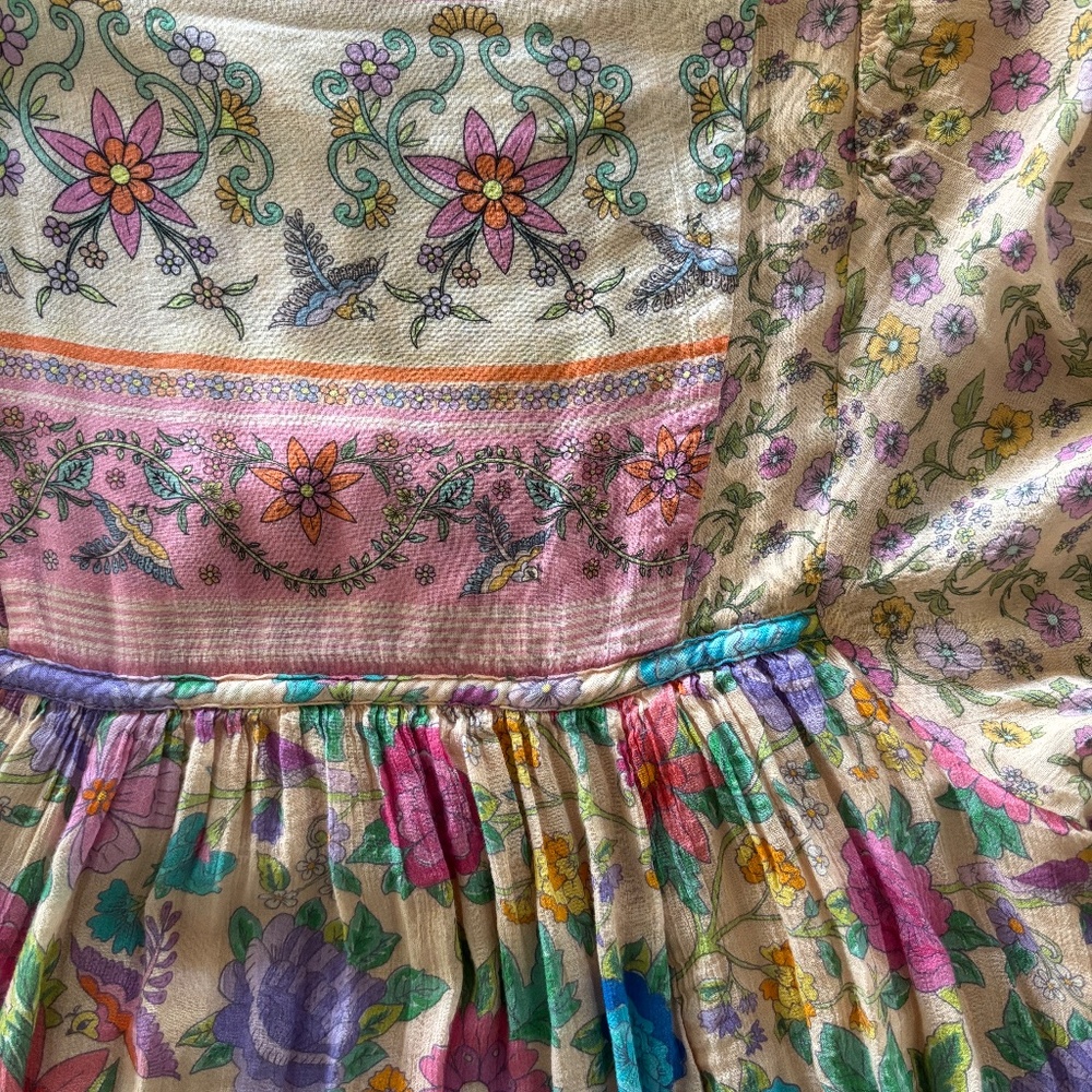 Spell Mossy Patchwork Midi Dress - image 3